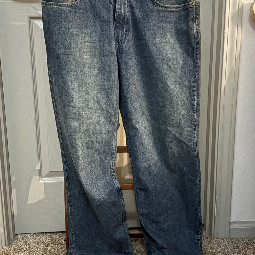 J. Crew Factory Men's Bootcut Jeans in Classic Blue